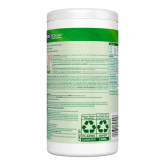 Clorox 60605 EcoClean Bleach Free Disinfecting Wipes - 75 count, 6 per case